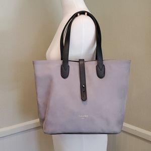 DAAME leather laptop tote